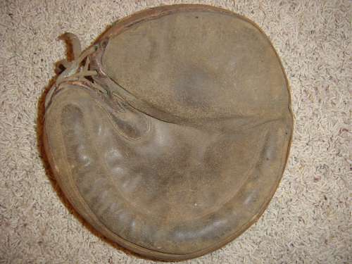Early 1900's Spalding Crescent Catchers Mitt Front